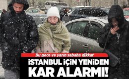 Son dakika… Meteoroloji’den İstanbul için yeniden kar alarmı! Bu gece ve yarın sabaha dikkat