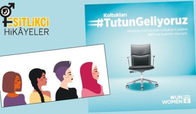 Eşit katılım için #tutungeliyoruz