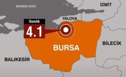Son dakika: Bursa’da 4.1 büyüklüğünde deprem