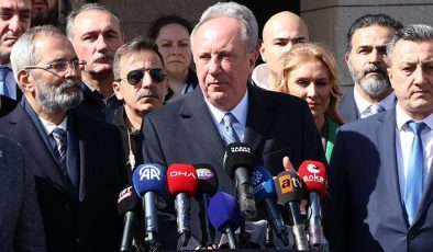 Muharrem İnce: Biz bildiğimiz yoldan devam edeceğiz