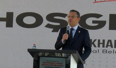 CHP lideri Özel: Türkiye’de belediyelerimiz tam 64 tane yurt açtı