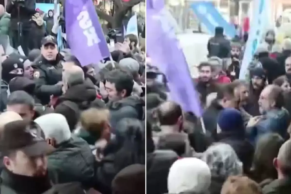 TBMM önündeki “Geçinemiyoruz” protestosuna polis müdahalesi